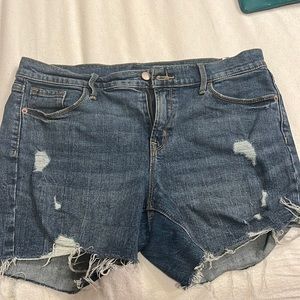 Old Navy Jean Shorts Size 8 Distressed